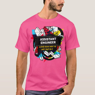 Camiseta TSirt Clássico do ENGENHEIRO ASSISTENTE