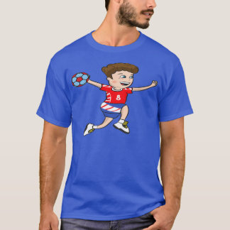 Camiseta TSirt clássico do garoto de handebol