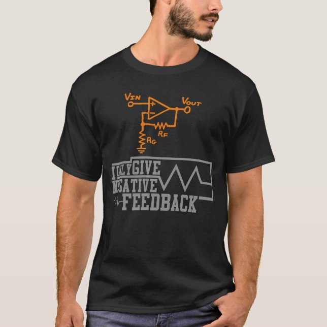 Camiseta TSirt de Comentários Negativos do EEVblog (Frente)