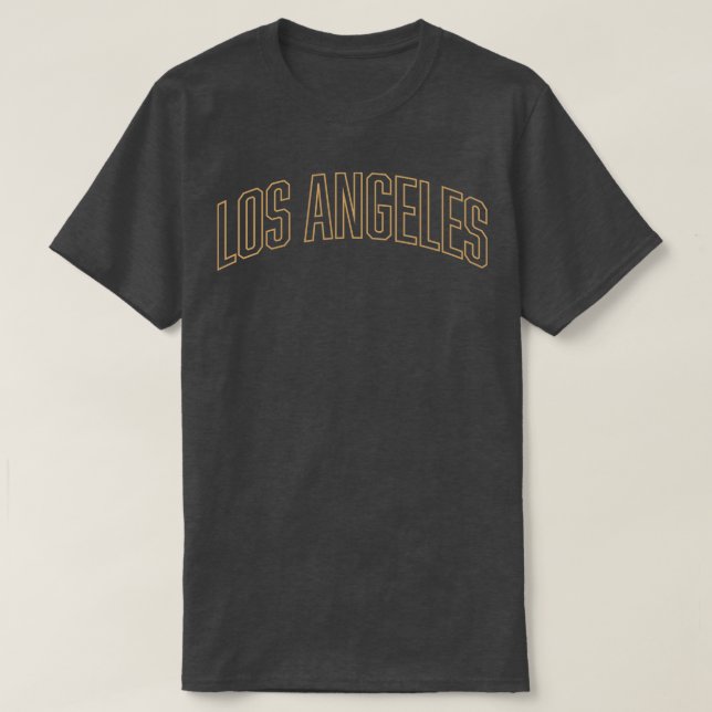 Camiseta TSirt Dourado de Los Angeles (Frente do Design)