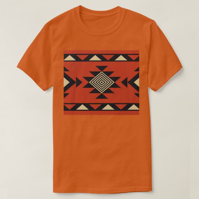Camiseta TSirt Native American Pattern Premium (Frente do Design)
