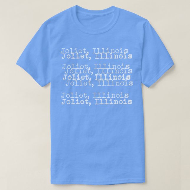Camiseta TSirtal de Joliet barata (Frente do Design)