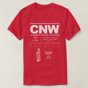 Camiseta TSTC Waco Aeroporto CNW T-Shirt