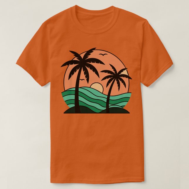 Camiseta TSuterro sunset 10 (Frente do Design)