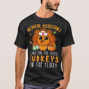 Camiseta Tu Assistente Médico, Ação de Graças, Turquia - Co