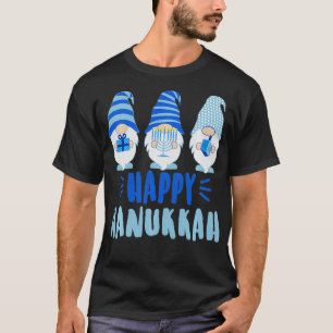 Camiseta Tu Happy Hanukkah 2022 Gnome Menorah Dreidel Costu