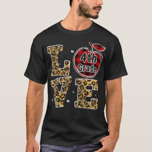 Camiseta Tu Love Leopard Xadrez 4.º ano BAck para Cos Esco
