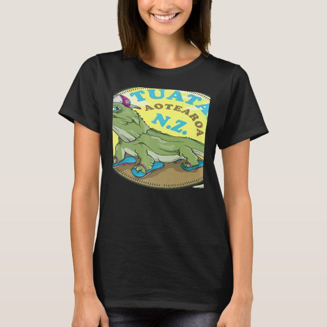 Camiseta Tuatara New Zealand (Frente)