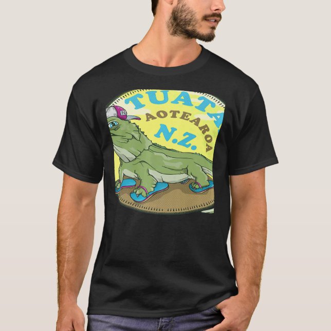 Camiseta Tuatara New Zealand (Frente)