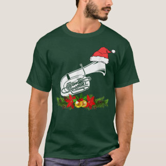 Camiseta Tuba Christmas Pajamas Music Instrument