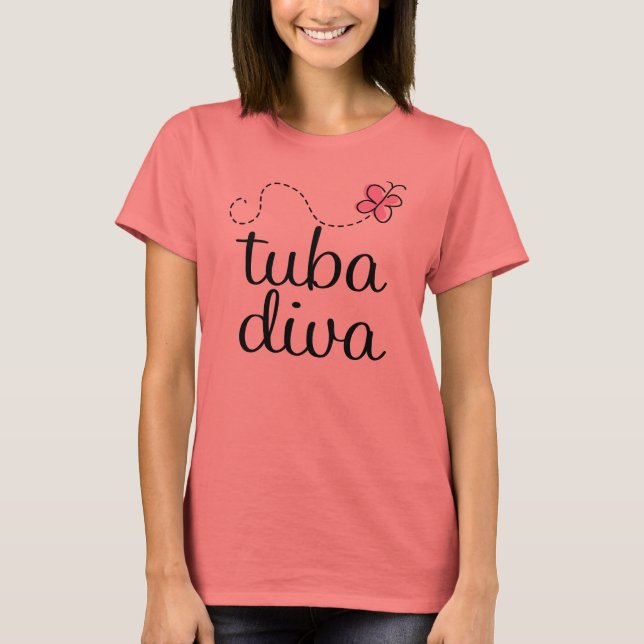 Camiseta Tuba Diva (Frente)