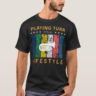 Camiseta Tuba é um Teto Engraçado de Estilo de Vida
