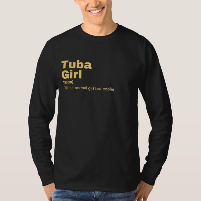 Camiseta Tuba  Girl - Tuba  (Frente)
