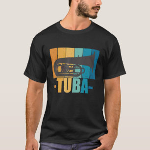 Camiseta Tuba Musical Vintage Instrumento Musical Inst Eóli