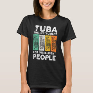 Camiseta Tuba O Instrumento Para A Música Inteligente Do Pe