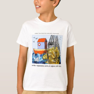 Camiseta Tuba Segura para Golfinhos Divertido