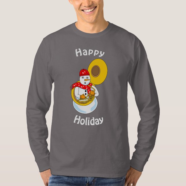 Camiseta Tuba Snowman (Frente)