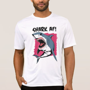 Camiseta Tubarão AF! Tubarões Design Tubarão