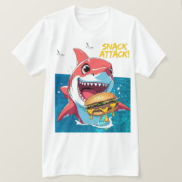 Camiseta Tubarão Ataque de Lanche