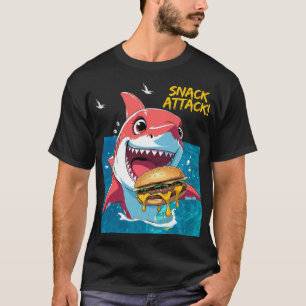 Camiseta Tubarão Ataque de Lanche