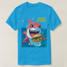 Camiseta Tubarão Ataque de Lanche