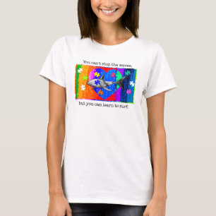 Camiseta Tubarão Autismo branco