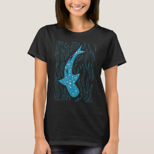 Camiseta Tubarão Baleia Amante Filtro Peixe Mar Colossal