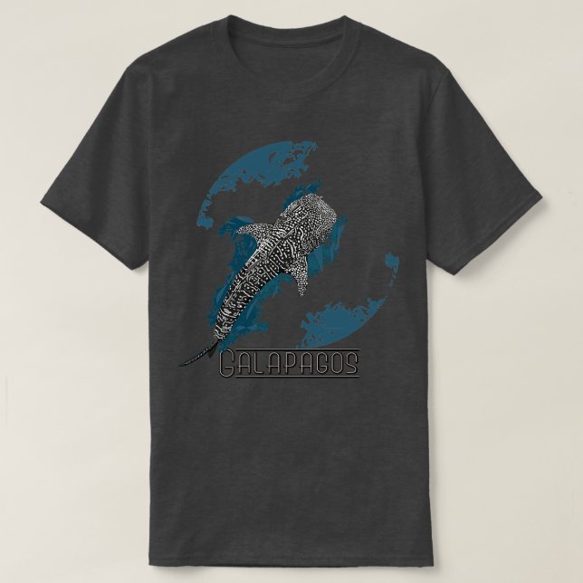 Camiseta Tubarão-baleia das Galápagos (Frente do Design)