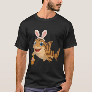 Camiseta Tubarão-bambu da Páscoa