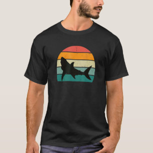 Camiseta Tubarão Barbatana Mordida Baleia Tubarão Branco Pr