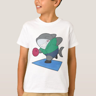 Camiseta Tubarao Boliche Bola de Boliche Esportes
