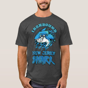 Camiseta Tubarão-branco-excelente amarrado com ferrão de No