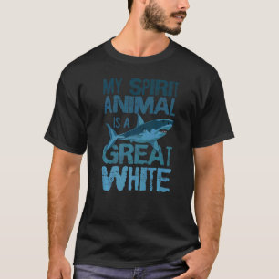 Camiseta Tubarão Branco Grande Maior Peixe Predador Meu Esp