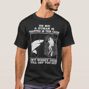 Camiseta Tubarão Branco Oceanógrafos Maior Predador
