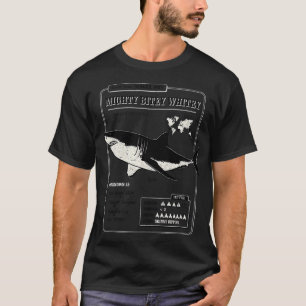 Camiseta Tubarão Branco Poderoso Mordedor