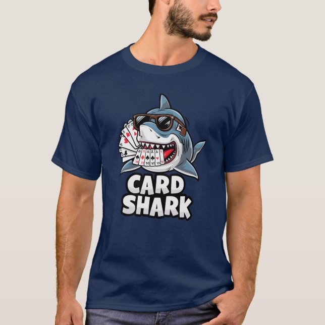 Camiseta Tubarão-cartão (Frente)