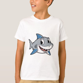 Camiseta Tubarão Cartoon Amigável