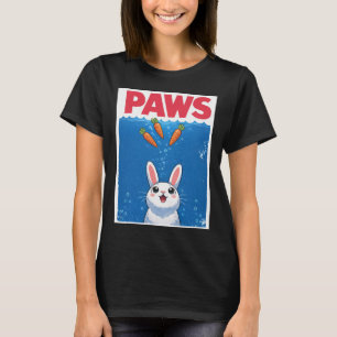 Camiseta Tubarão Coelho Engraçado da PAWS