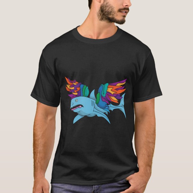 Camiseta Tubarão com asas (Frente)