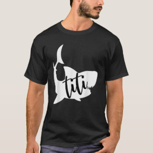Camiseta Tubarão da família Titi Shark Matching