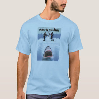 Camiseta Tubarão da neve - t-shirt da arte da provocação