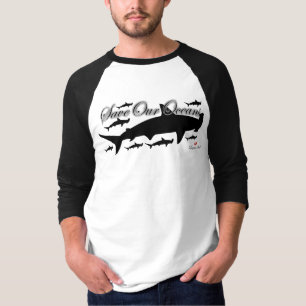 Camiseta Tubarão de HammerHead - salvar nossos oceanos