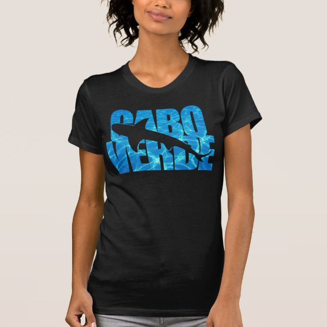 Camiseta Tubarão de tigre de Cabo Verde (Cabo Verde) (Frente)