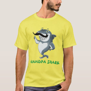 Camiseta Tubarão do avô masculino