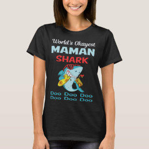 Camiseta Tubarão engraçado MAMÃE