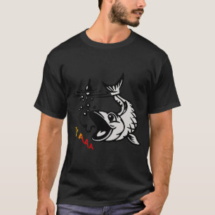 Camiseta tubarão engraçado - nascido para ser uma lenda da