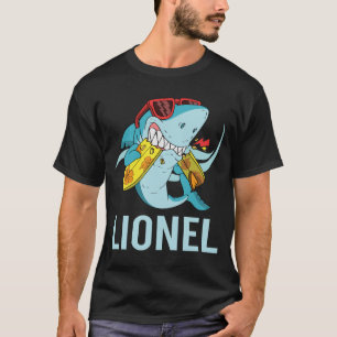 Camiseta Tubarão Engraçado - Nome Lionel