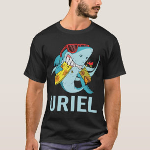 Camiseta Tubarão Engraçado - Nome Uriel