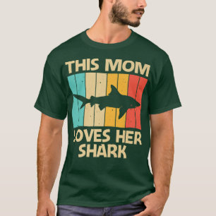 Camiseta Tubarão Engraçado Para Mamãe Hammerhead Tiger Shar