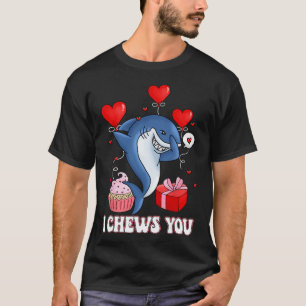 Camiseta Tubarão Eu Mastigo Você Dia dos Namorados Engraçad